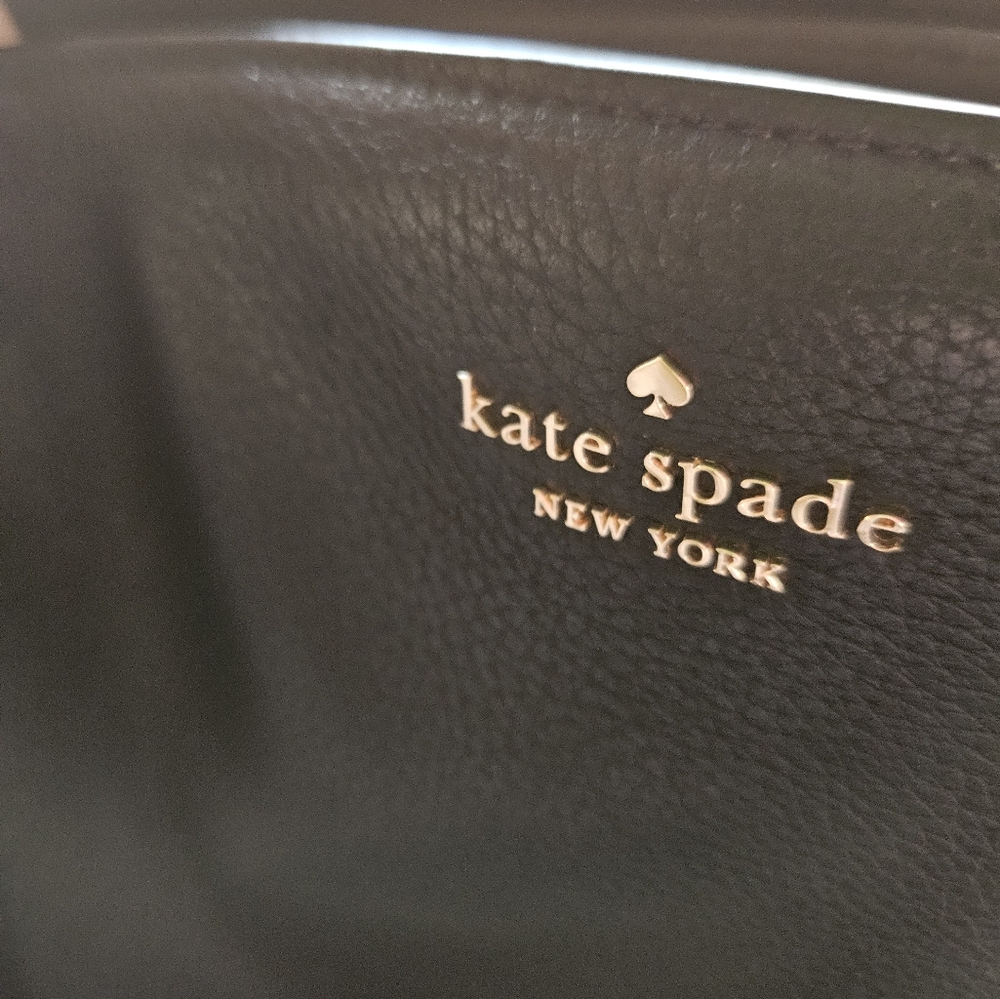 Kate Spade Brim Laptop Tote in Black Pebbled Leather - Picture 11 of 16
